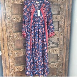 Natalie Martin Brianna dress in Dahlia Indigo NWT S